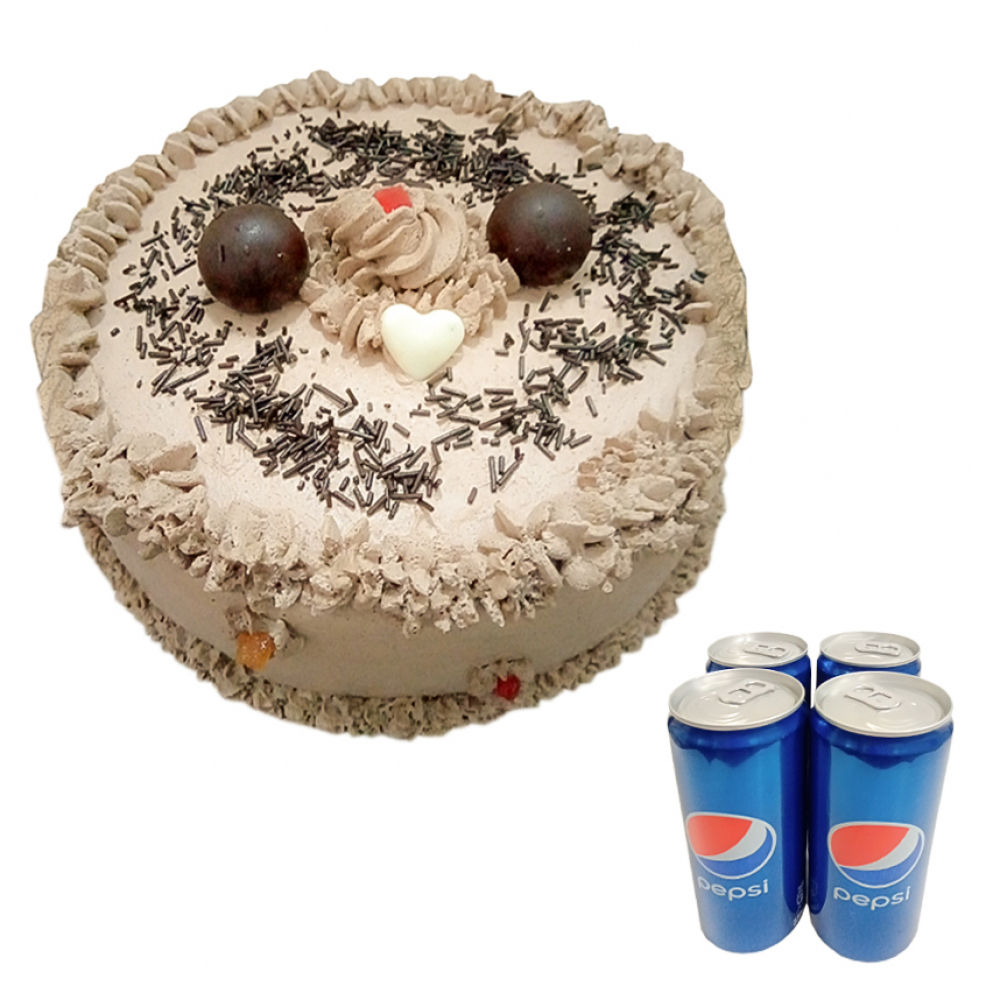 Cake chocolate de nata (12 comensales) + Pepsi