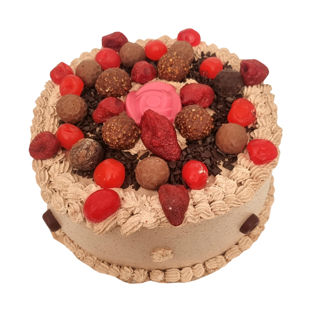 Cake chocolate y frutos rojos de nata (12 comensales)