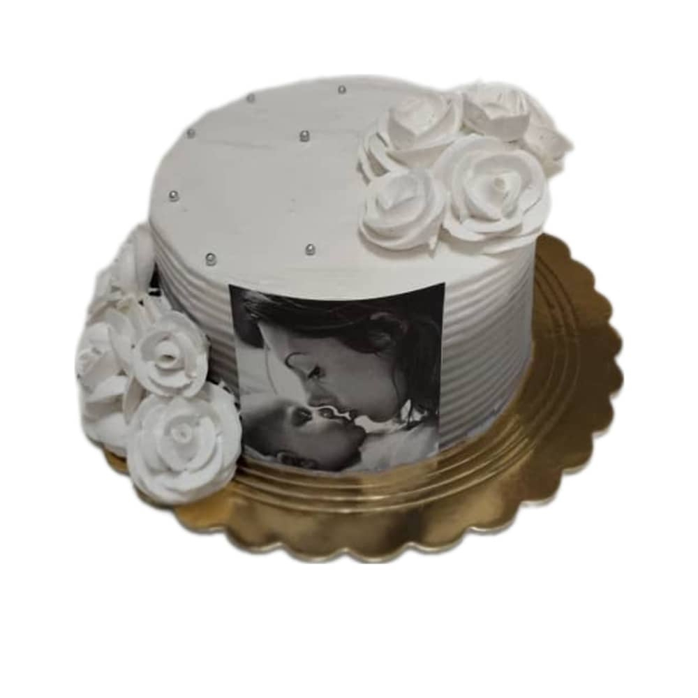 Cake con imagen comestible de mamá (para 4 personas)