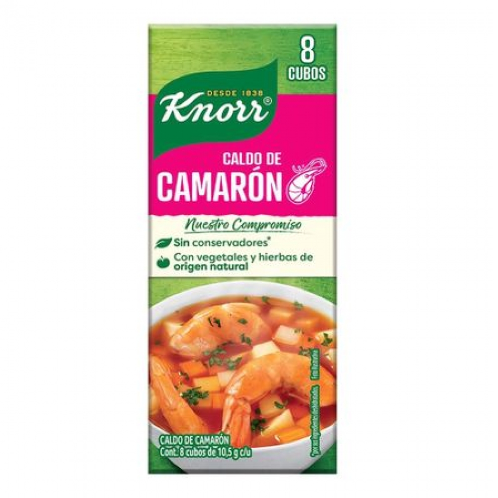 Caldo de camarón en cubo Knorr (84 g / 2.9 oz)