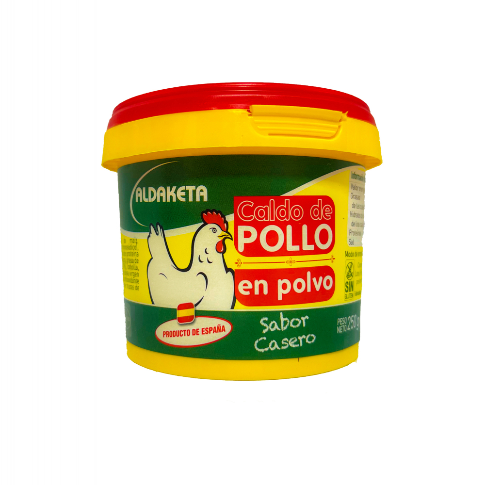 Caldo de pollo en polvo (250 g / 8.81 oz)