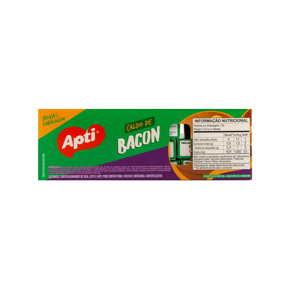 Caldo sabor bacon Apti (570 g / 1.25 lb)