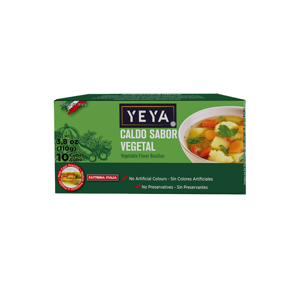 Caldo sabor vegetal YEYA (110g / 3.8 oz)