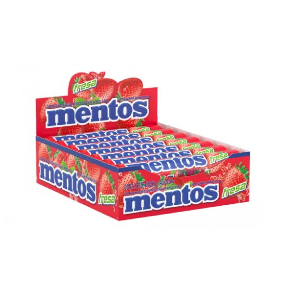 Caramelo masticable sabor fresa Mentos (406.56 g / 14.34 oz)