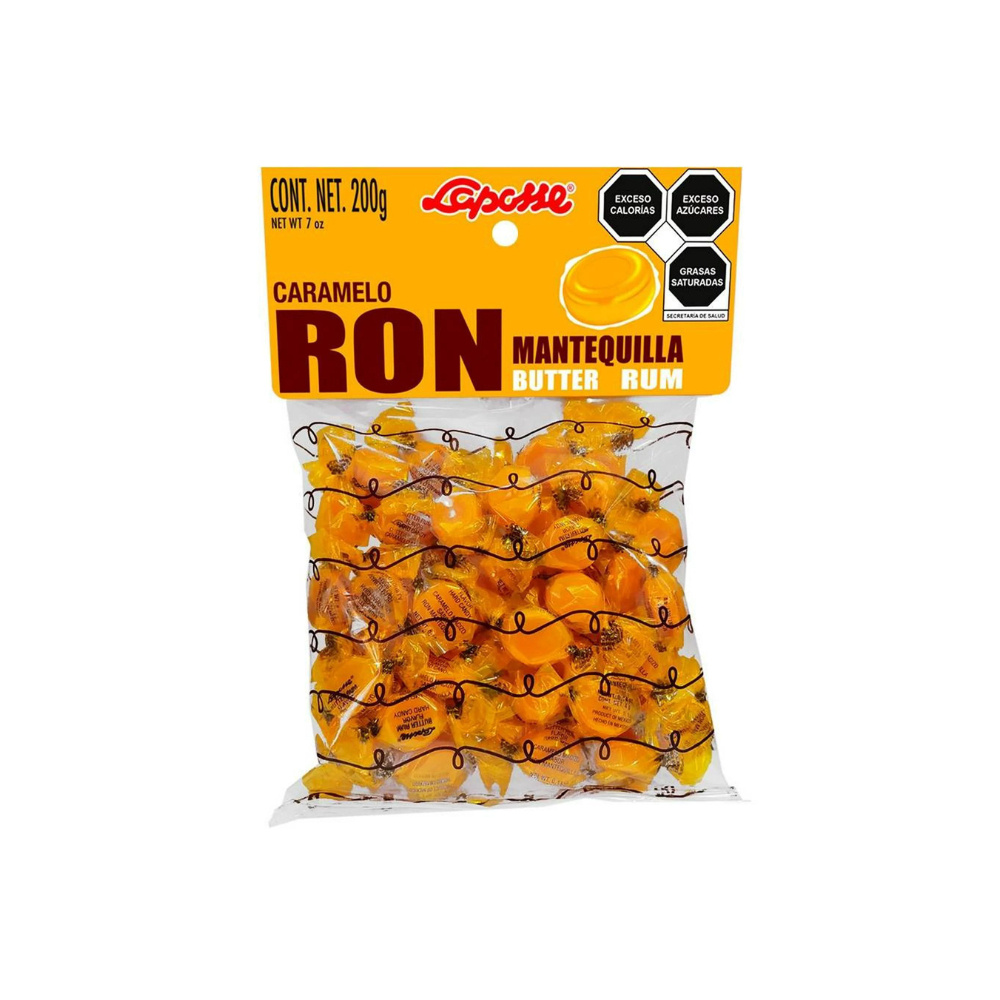 Caramelo ron mantequilla Laposse (200 g / 7 oz)