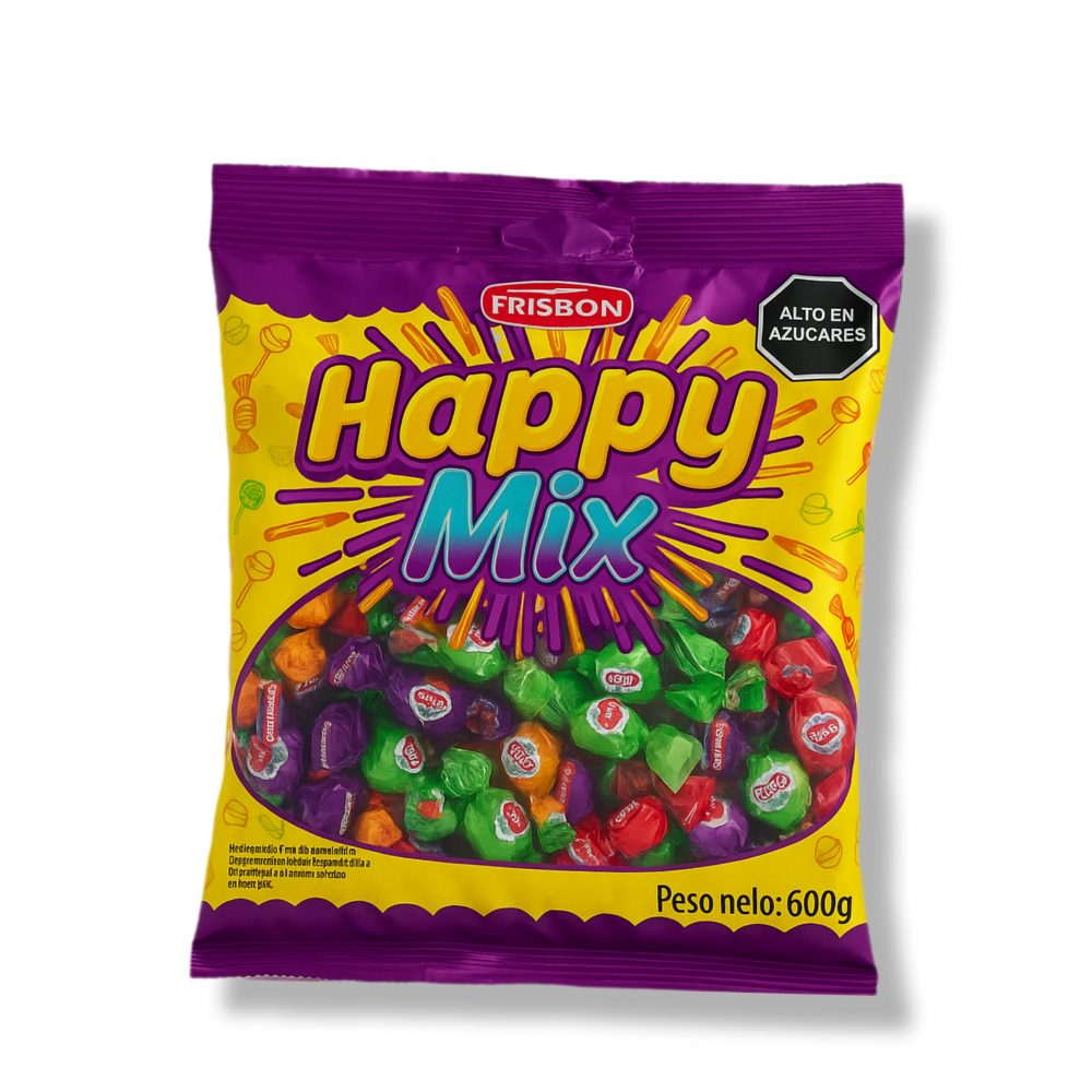 Caramelos Happy Mix (600 g / 21.16 oz)