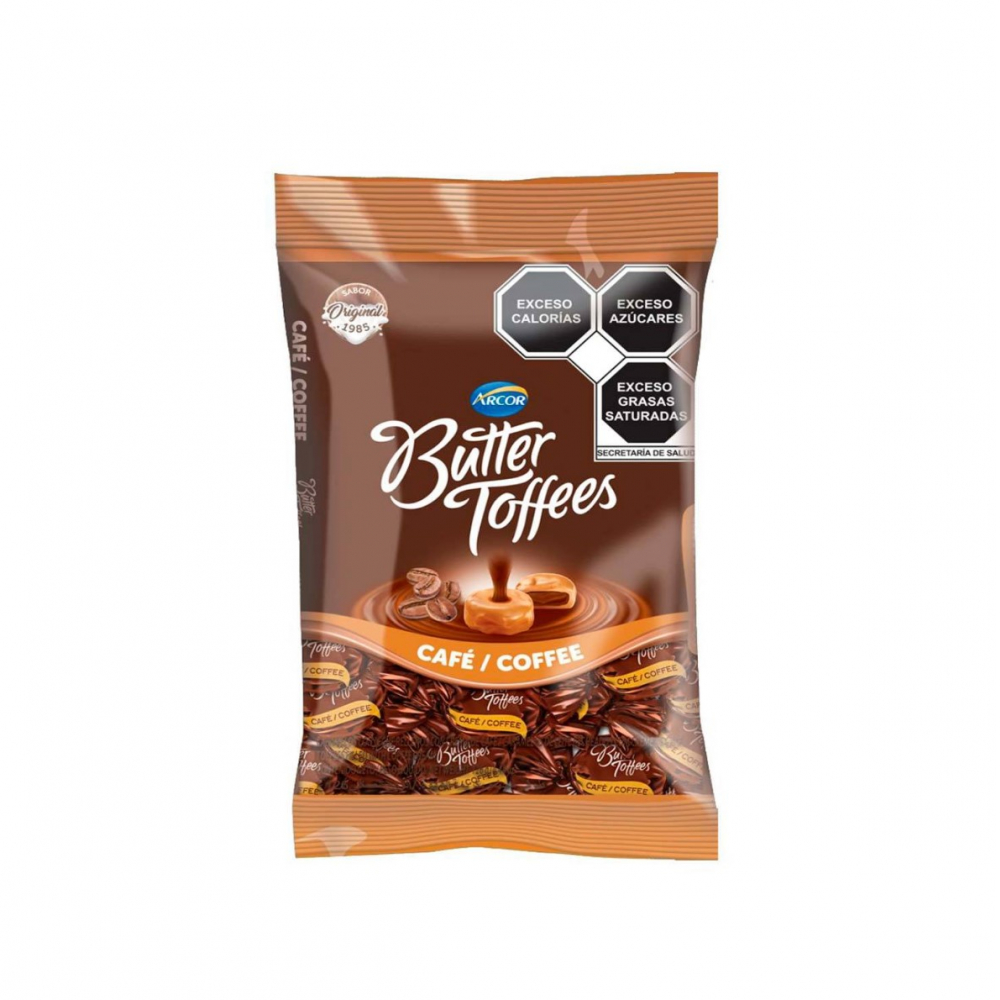 Caramelos con leche rellenos sabor café Arcor (126 g / 4.4 oz)