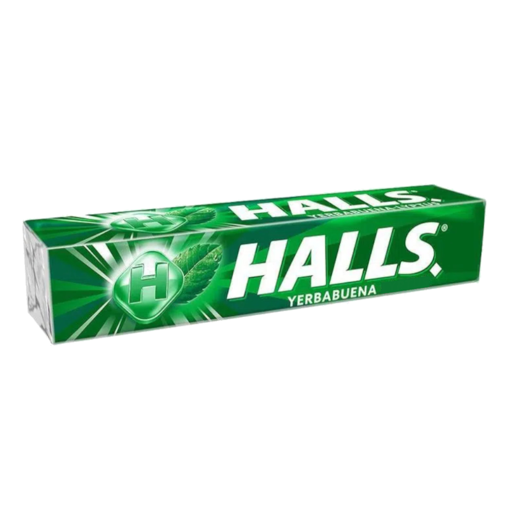 Caramelos macizos sabor yerbabuena Halls (25 g)