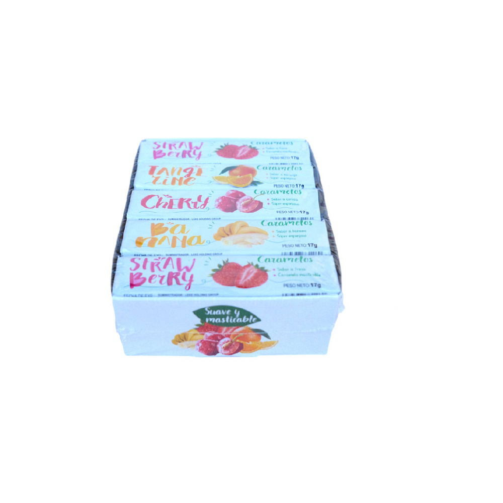 Caramelos suaves y masticables. Sabores mixtos (340 g / 11.99 oz)