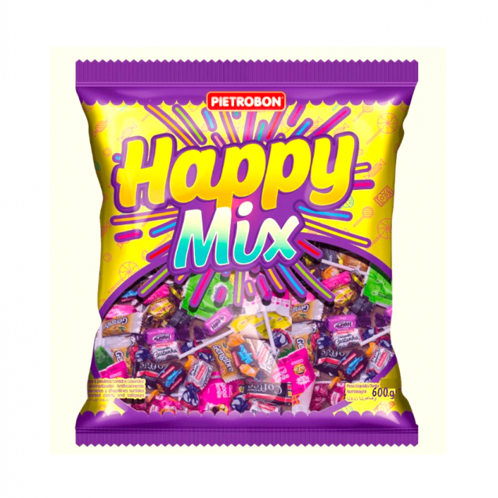 Caramelos surtidos Pietrobon Happy Mix (600 g / 1.32 lb)