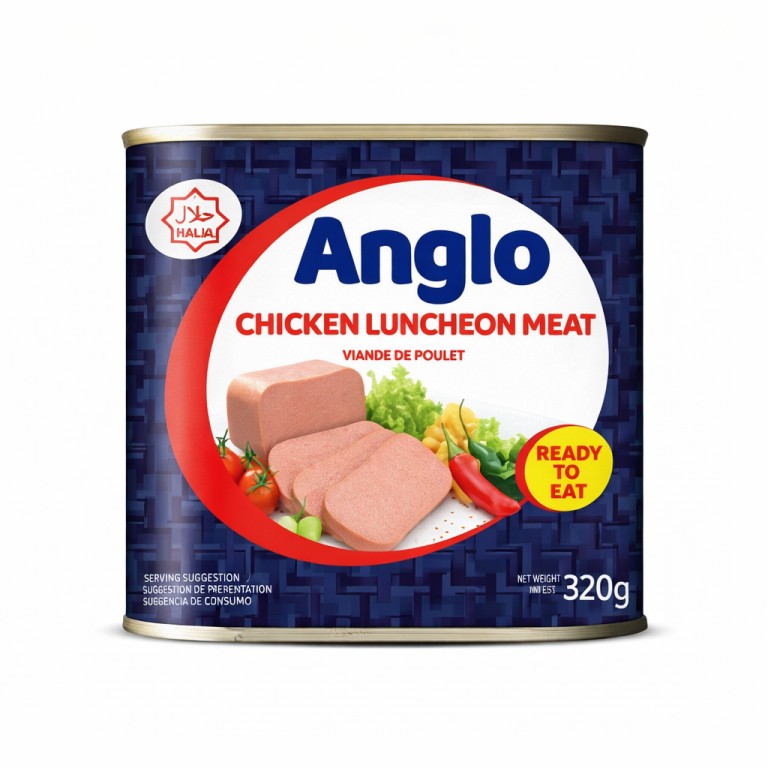Carne Cocida Enlatada Chicken Luncheon Meat (320g) ANGLO