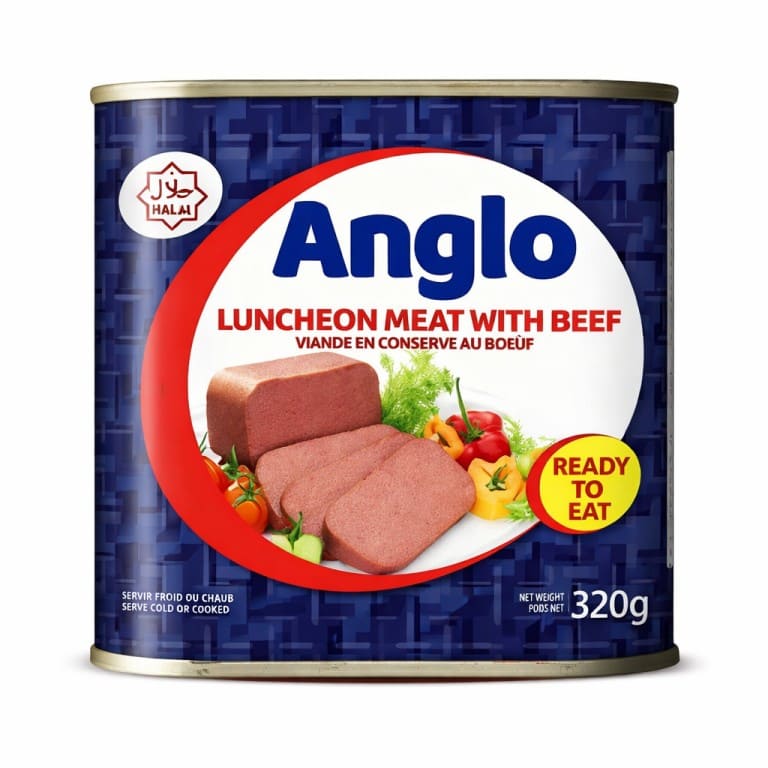 Carne Cocida Enlatada Luncheon Meat with Beef (320g) ANGLO