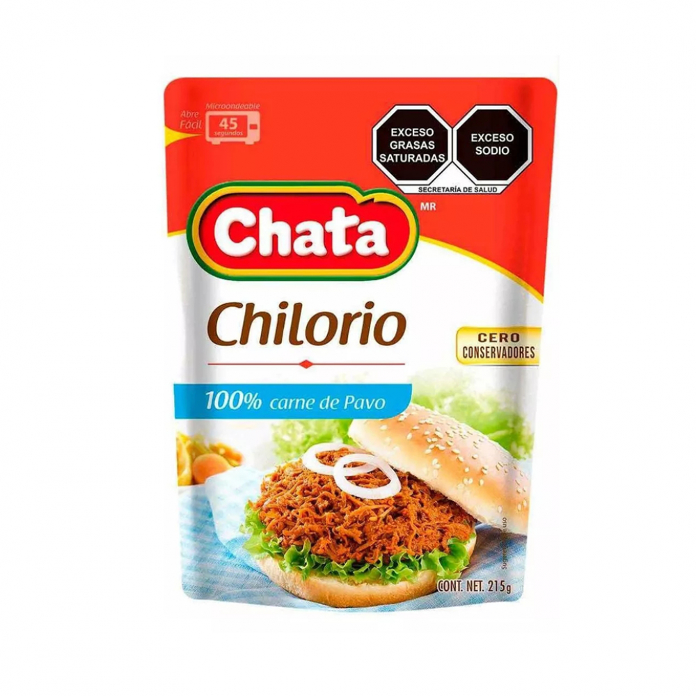 Carne 100% de pavo condimentada Chilorio Chata (215 g / 7.58 oz)