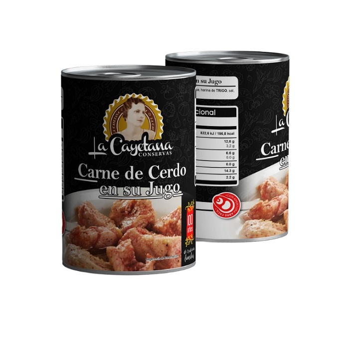Carne de Cerdo en su Jugo (415 gr) LA CAYETANA