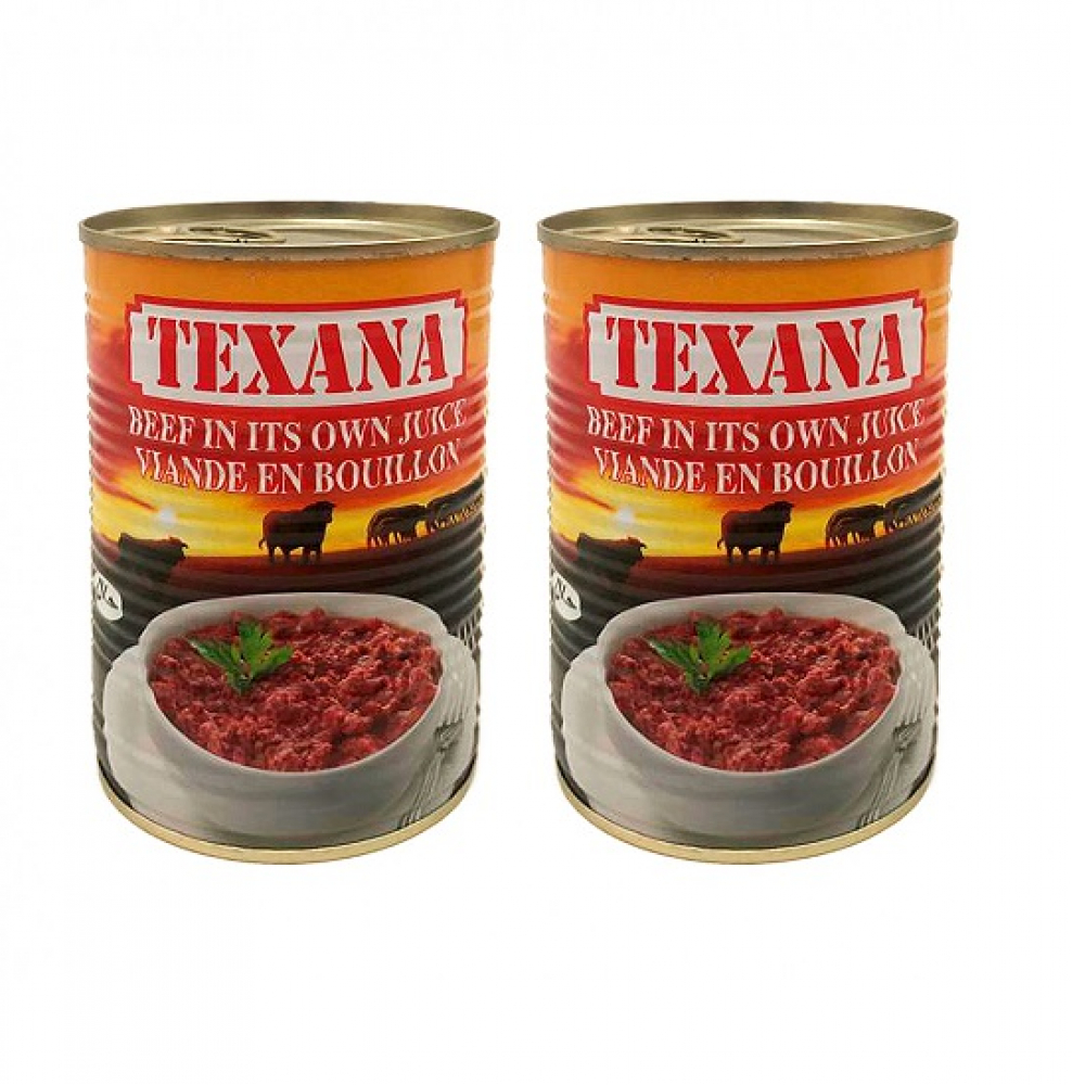 Carne de res en su propio jugo Texana (400 g / 14.1 oz )