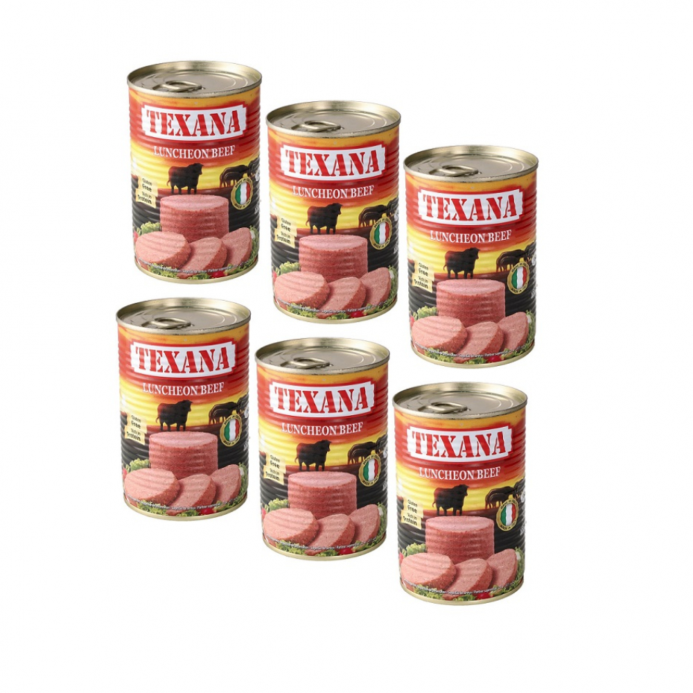 Carne de res tipo spam Texana (3 x 400 g / 14.11 oz)