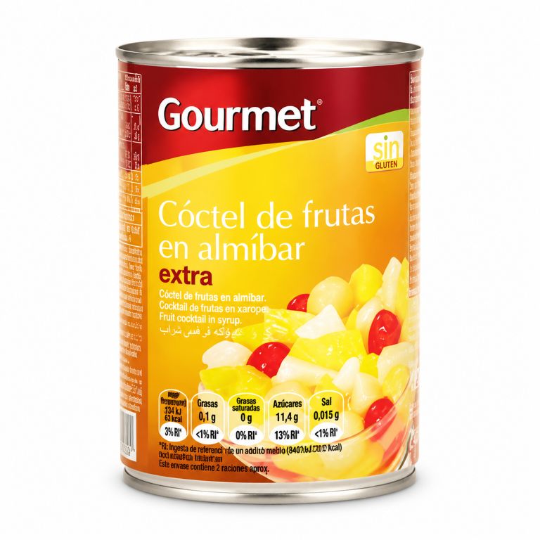 Cóctel Frutas Almíbar (420g) GOURMET