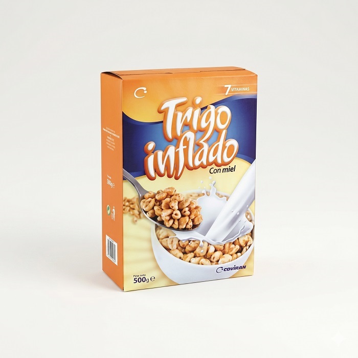 Cereal de Trigo Inflado de Miel (500g) COVIRAN