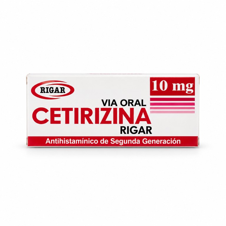 Cetirizina (10 tabletas x 10mg) RIGAR
