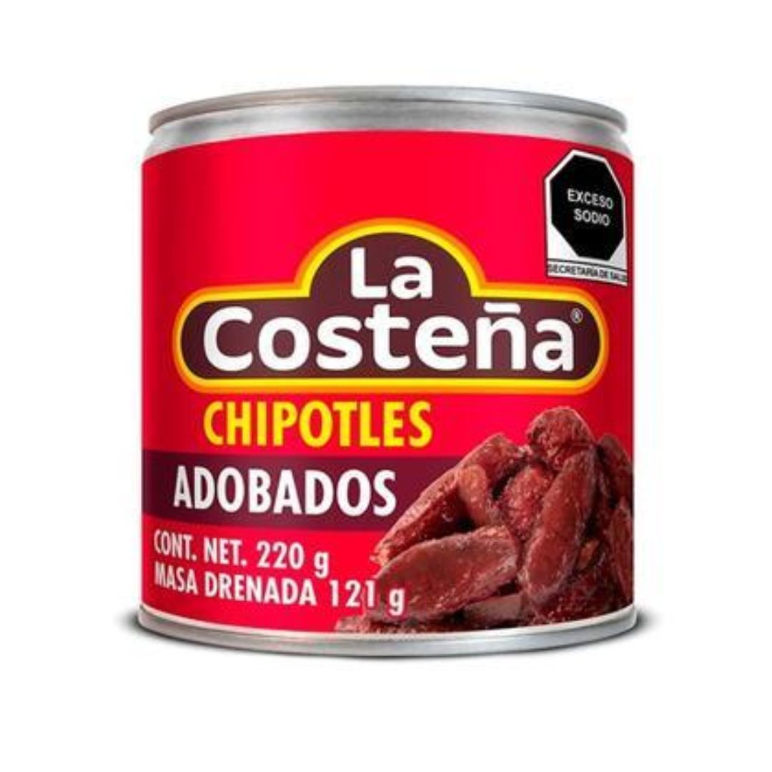 Chipotles Adobados (220g) LA COSTEÑA