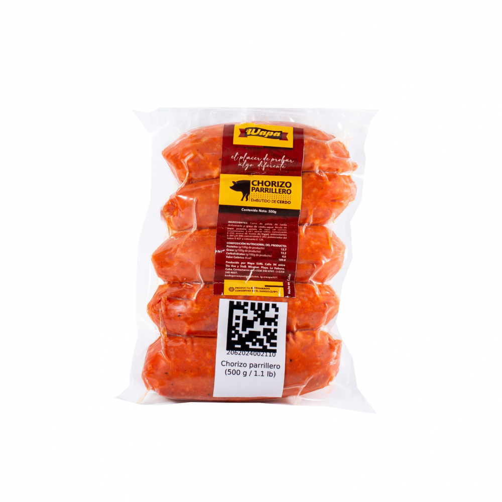 Chorizo parrillero Wapa (500 g / 1.1 lb)