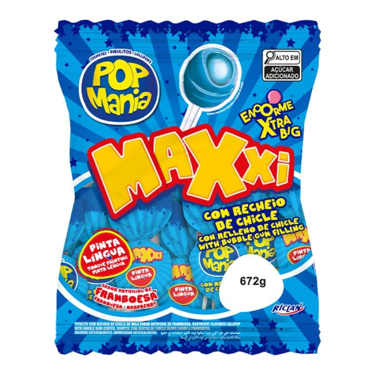 Chupete Sabor Frambuesa (24u x 28g) RICLAN