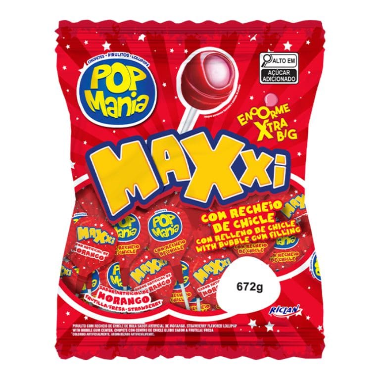 Chupete Sabor Frutilla/Fresa (24u x 28g) RICLAN