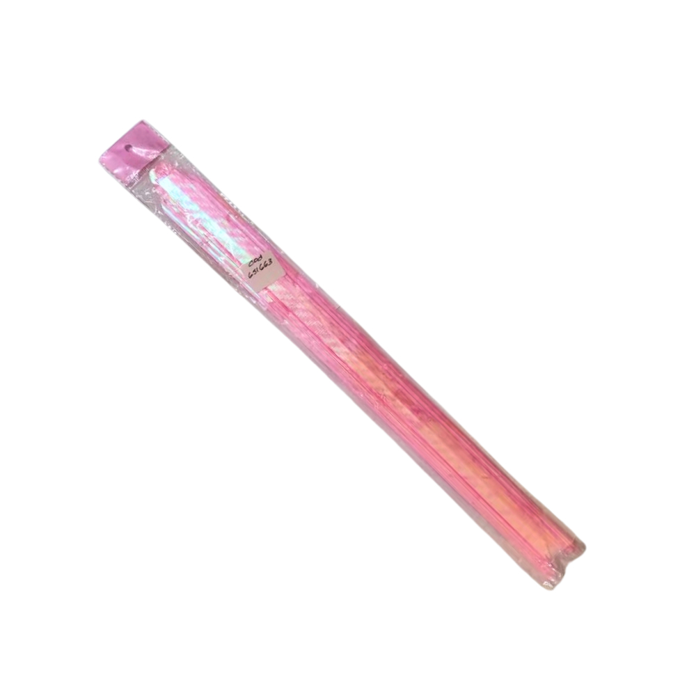 Cinta rosada para hacer lazo de regalo (10 U)