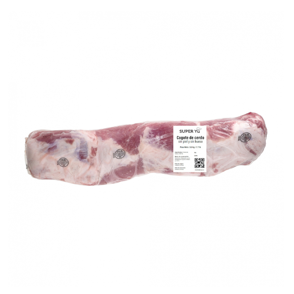 Cogote de cerdo sin piel y sin hueso Super Yu (2.5 kg / 5.5 lb)