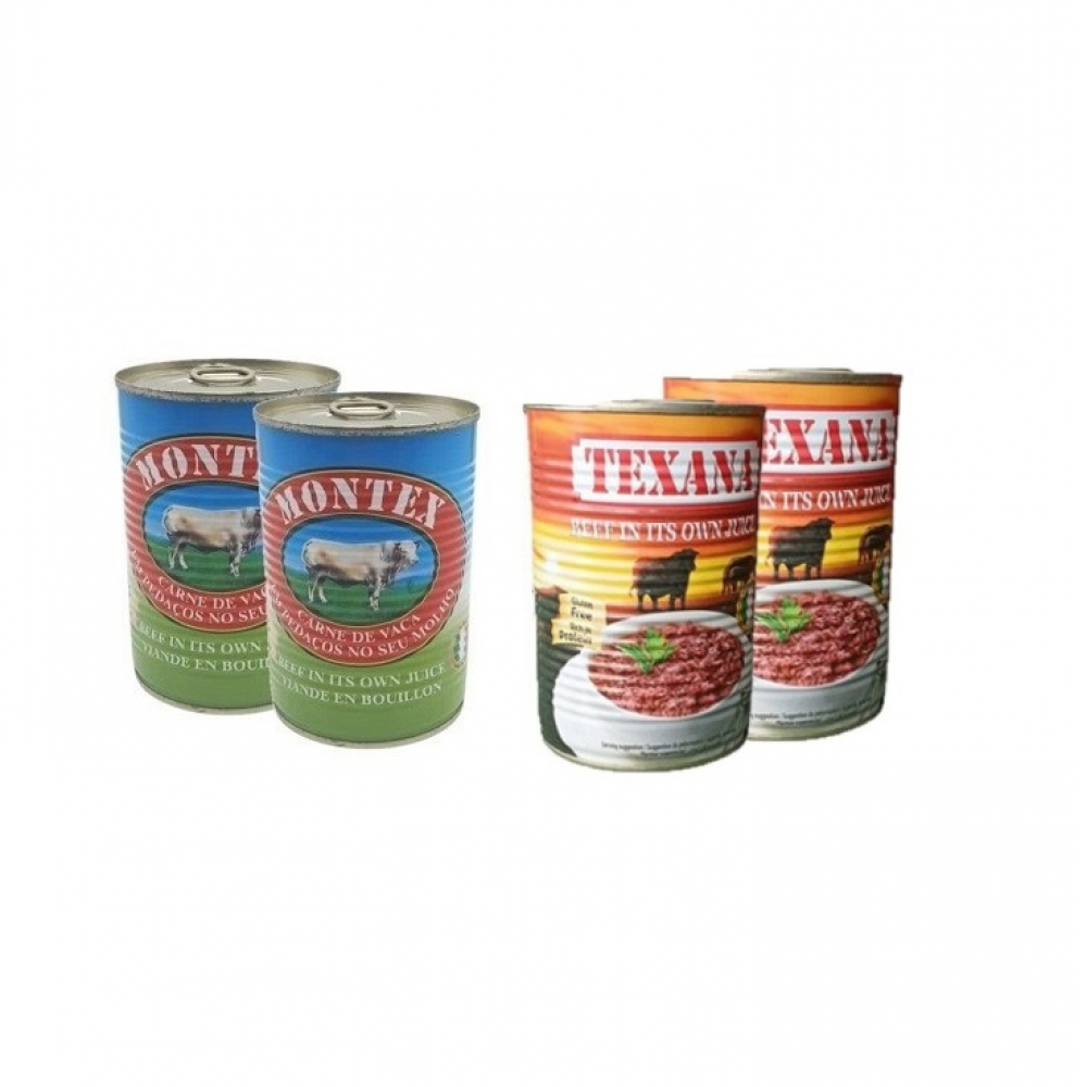 Combo Carne de res en su propio jugo Texana + Carne de res en su jugo Montex