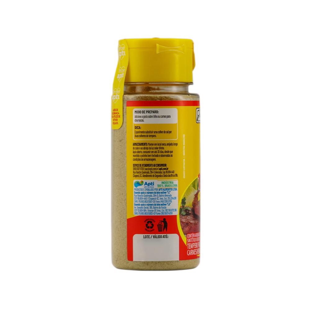 Condimento para carnes, filetes y carnes a la parrilla Apti (120 g / 4.23 oz)