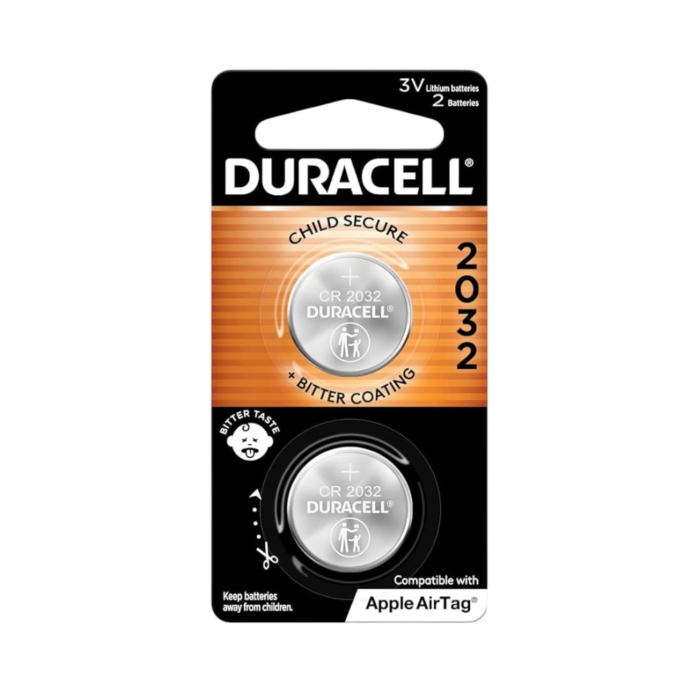 Conjunto de dos baterías de litio 3 V #2032 Duracell
