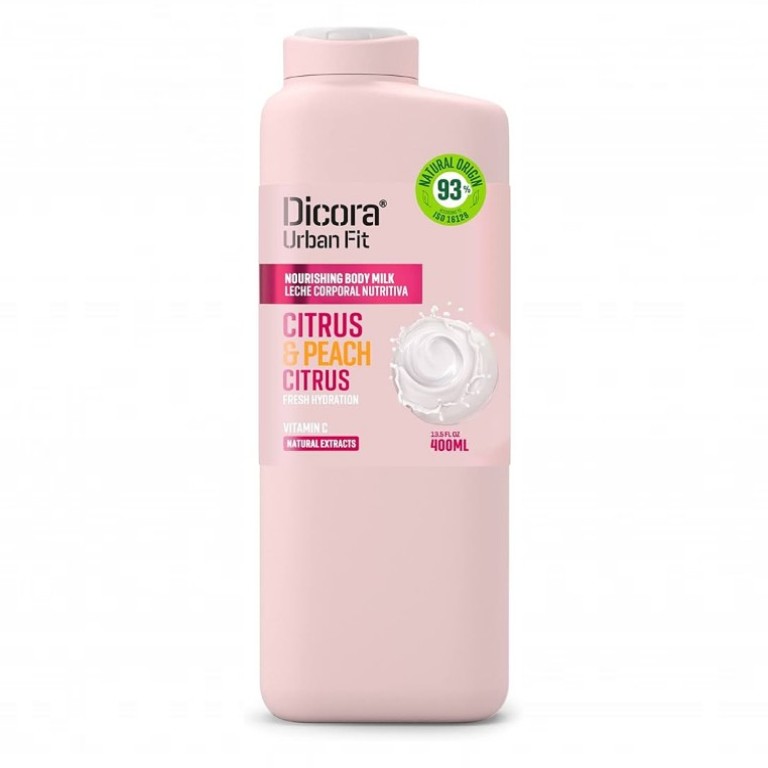 Crema Hidratante Body Milk Cítrico-Melocotón con Vitamina C (400ml) DICORA UF
