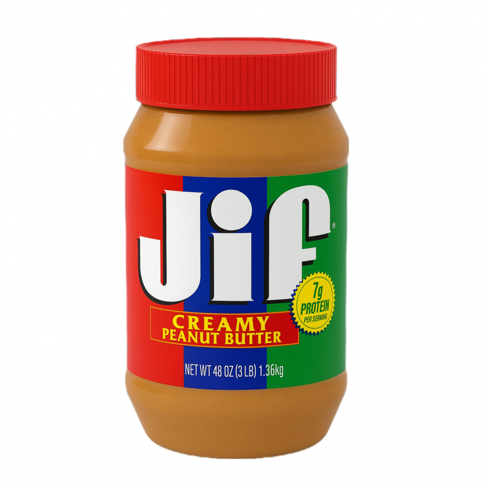 Crema de mantequilla de maní Jif (1.36 kg / 3 lb)