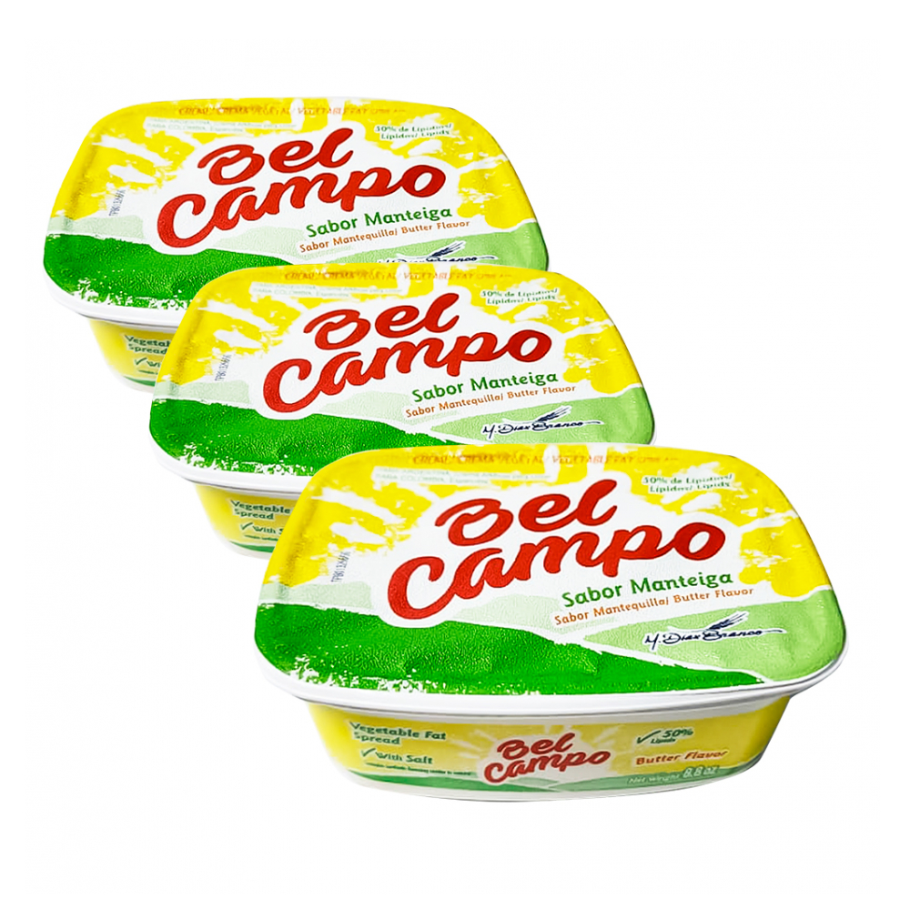 Crema vegetal con sabor a mantequilla Bel Campo (2 x 250 g / 8.81 oz)