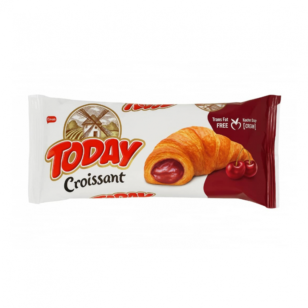 Croissant relleno de cerezas ácidas Today (50 g / 1.76 oz)