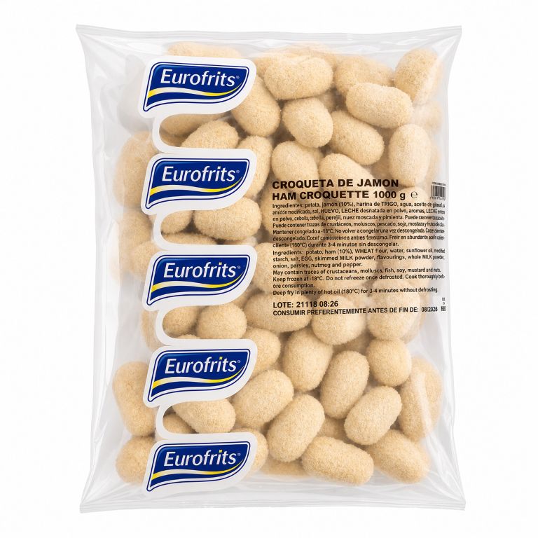 Croquetas de Jamón (1000 gr) EUROFRITS