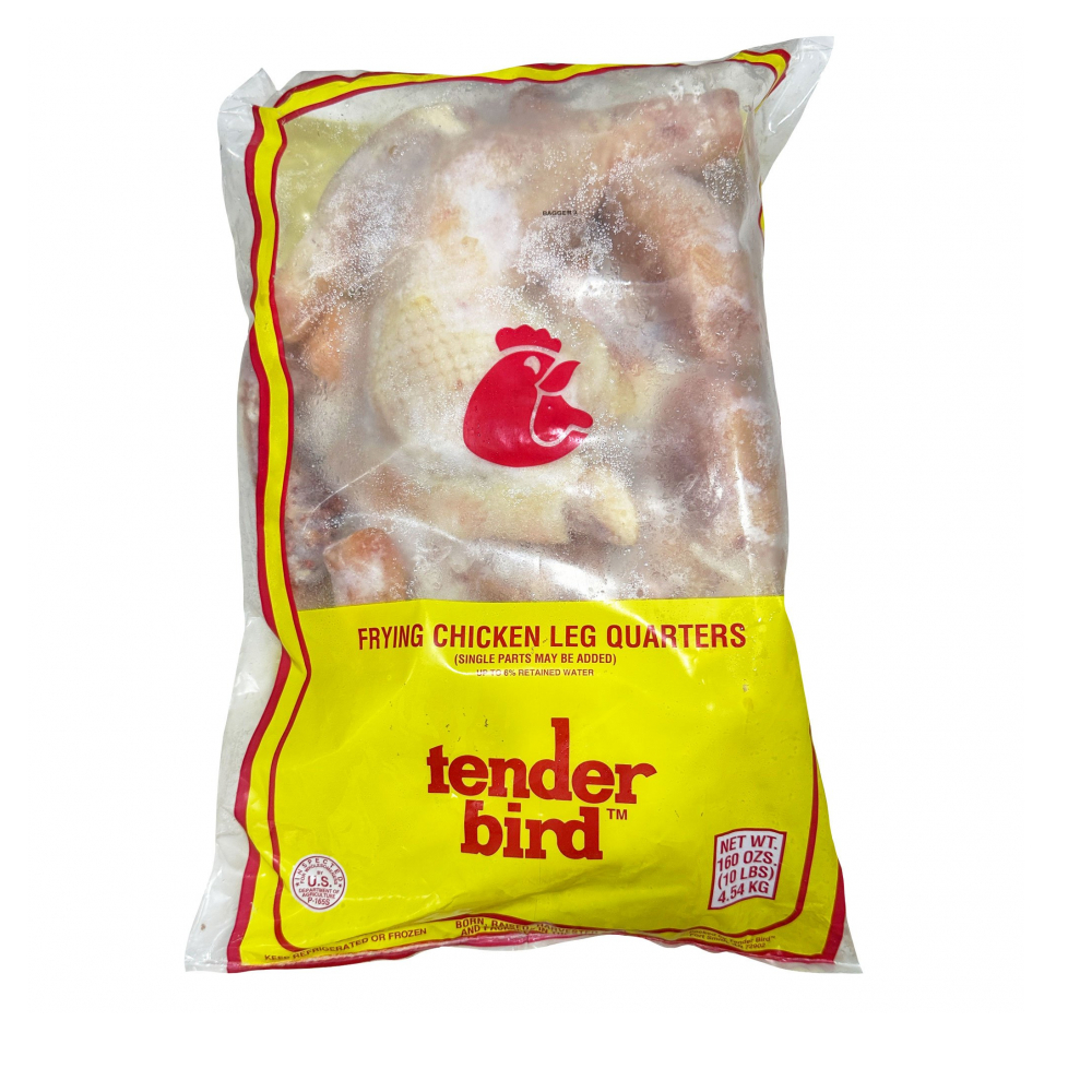 Cuartos traseros de pollo Ternder Bird (4.54 kg / 10 lb)
