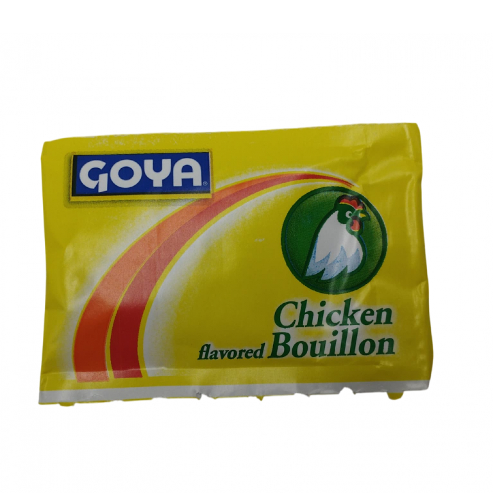 Cubito en polvo de caldo con sabor a pollo Goya (10 g)