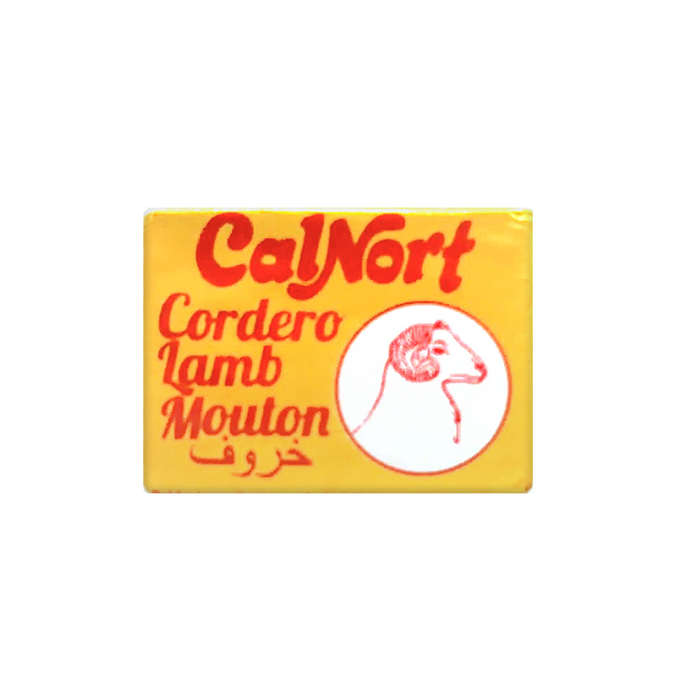 Cubo -pastilla- de caldo sabor cordero Calnort (10 g)