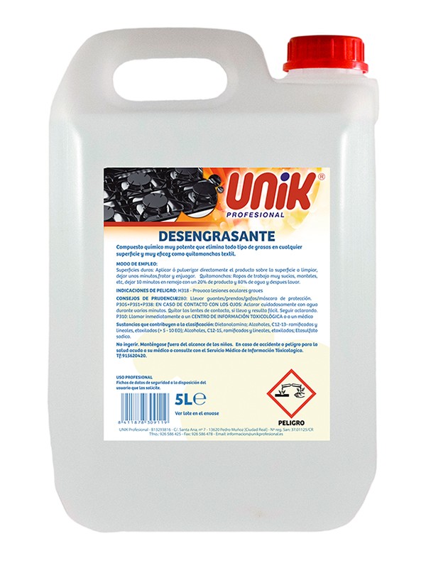Desengrasante  5 L Unik