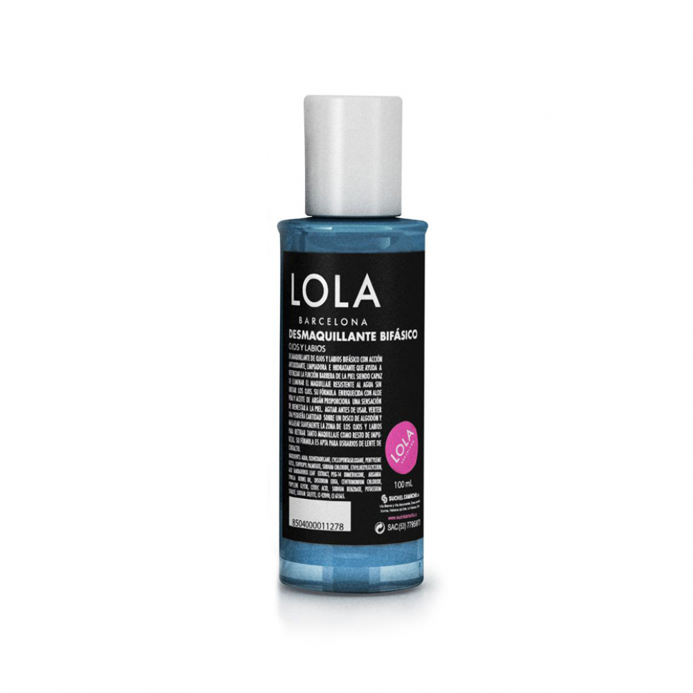 Desmaquillante bifásico para ojos y labios Lola Barcelona (100 ml)