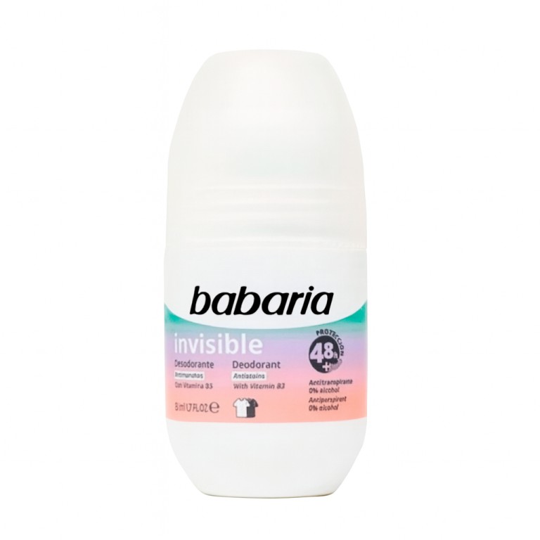 Desodorante Rollon Invisible (50ml) BABARIA