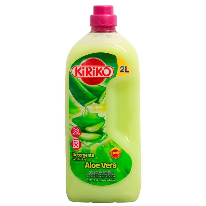 Detergente Líquido de Lavar Aloe Vera (2000ml) KIRIKO