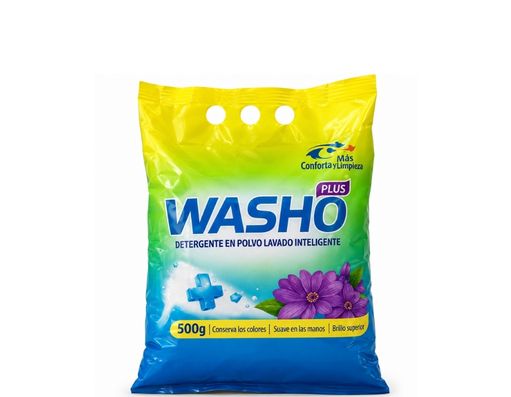 Detergente de Lavar en Polvo (500 g) WASHO PLUS