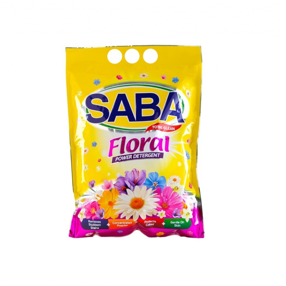 Detergente en polvo Saba Floral (500 g / 1.1 lb)