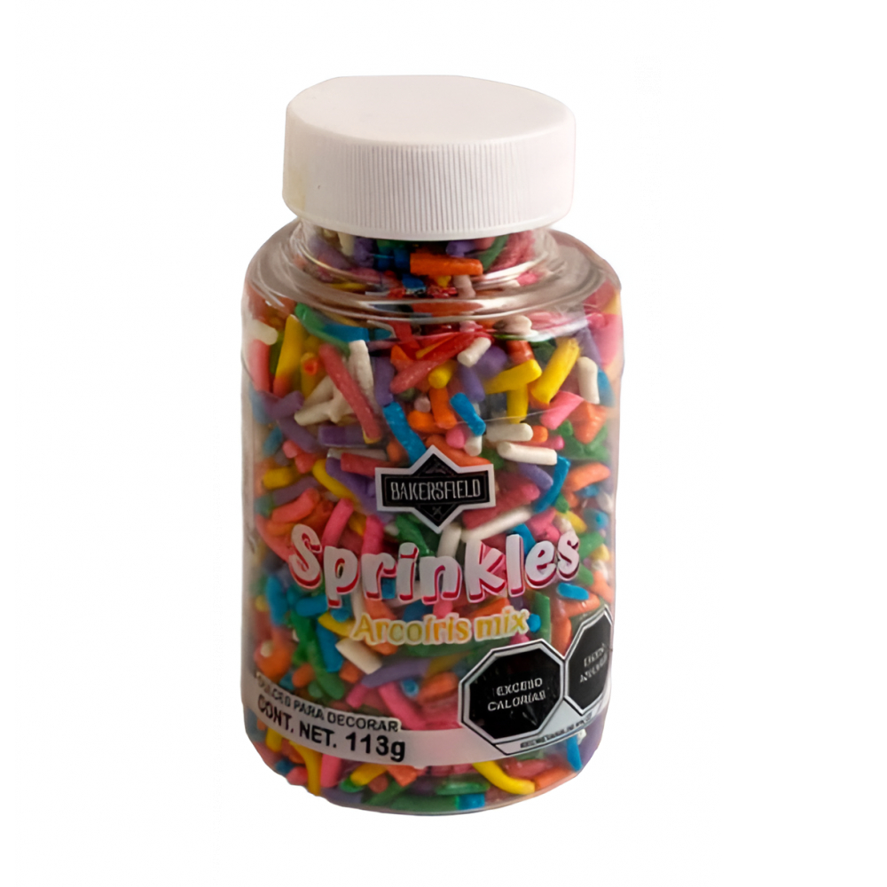 Dulces para decorar mezcla arcoiris Springles Bakersfield (113 g / 3.99 oz)