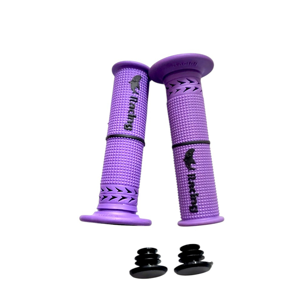 Empuñadura púrpura para moto Racing