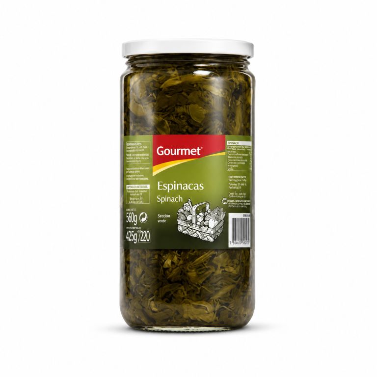 Espinaca Troceada (660 gr) GOURMET