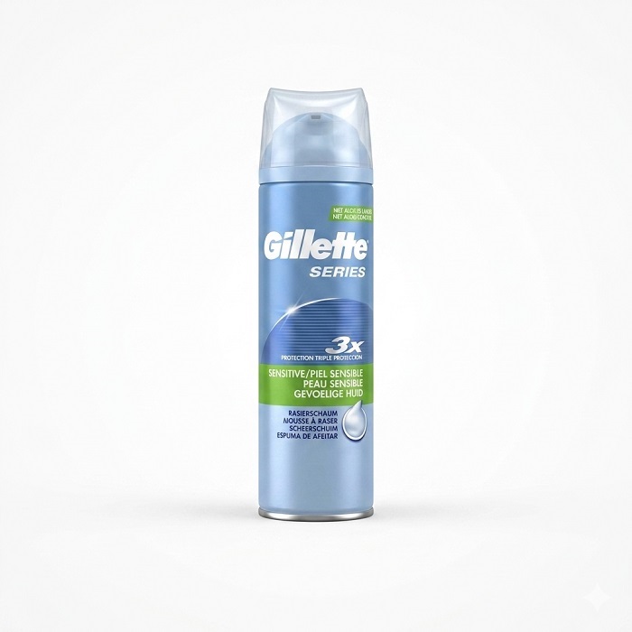 Espuma de Afeitar para Piel Sensible (250 ml) GILLETTE